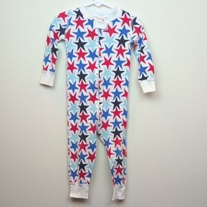 Hanna Andersson Red/White/Blue Star Jammies 18-24M